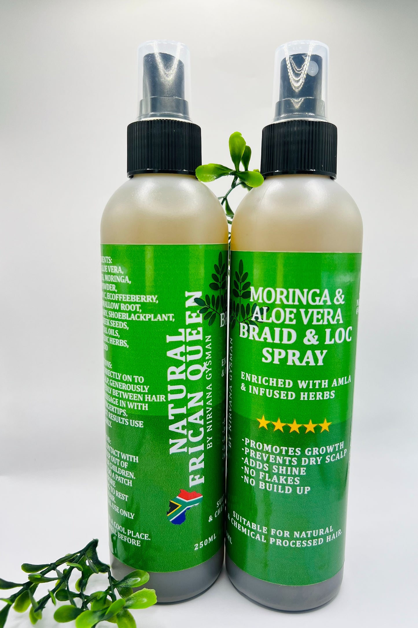 ALOE VERA & MORINGA BRAID & LOC SPRAY, 250ML