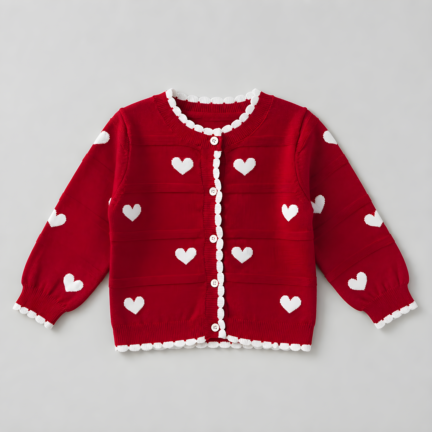 Heart Knit Cardigan 2-3yrs
