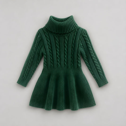 Cable Knit Sweater Dress 4yrs
