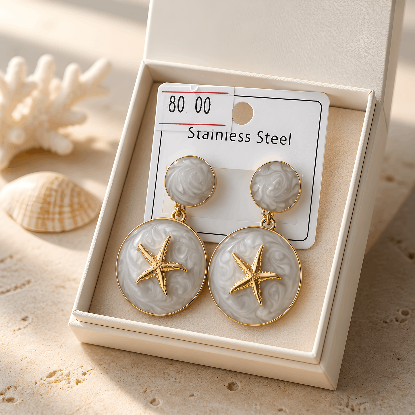 Ocean Star Stainless Steel Earrings ⭐