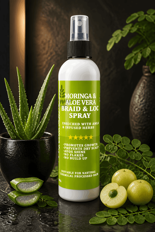 ALOE VERA & MORINGA BRAID & LOC SPRAY, 250ML