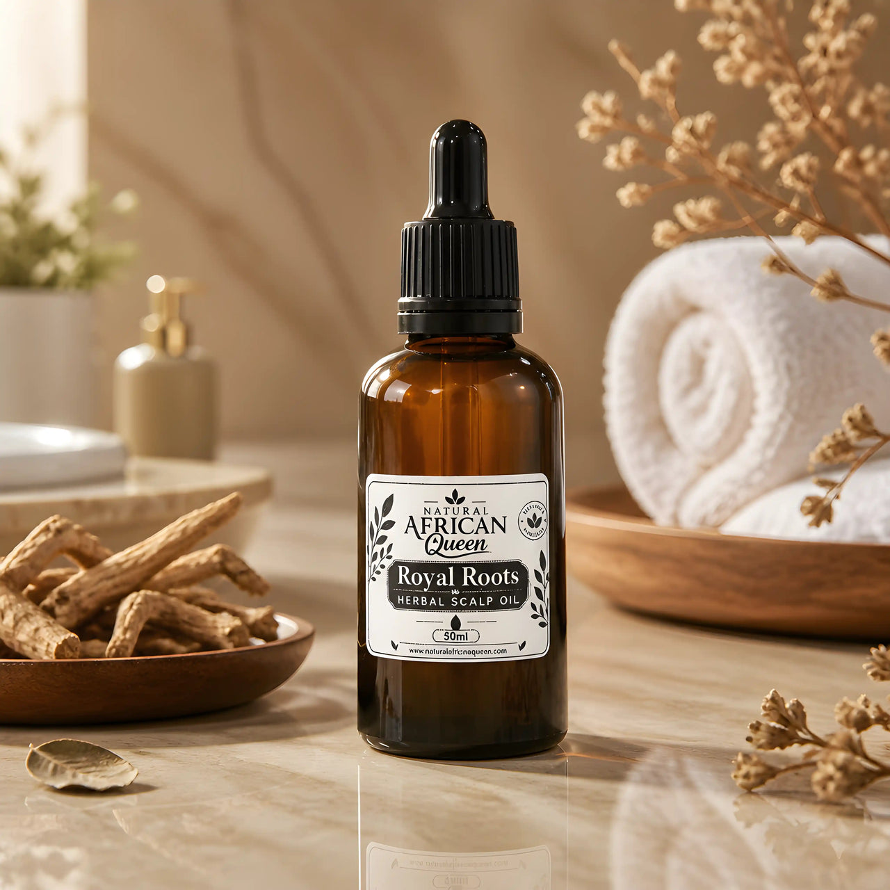 Royal Roots Herbal Scalp Oil 👑 50ml